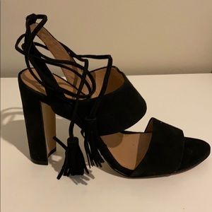 Madewell Octavia Tassel Tie Heeled Sandal